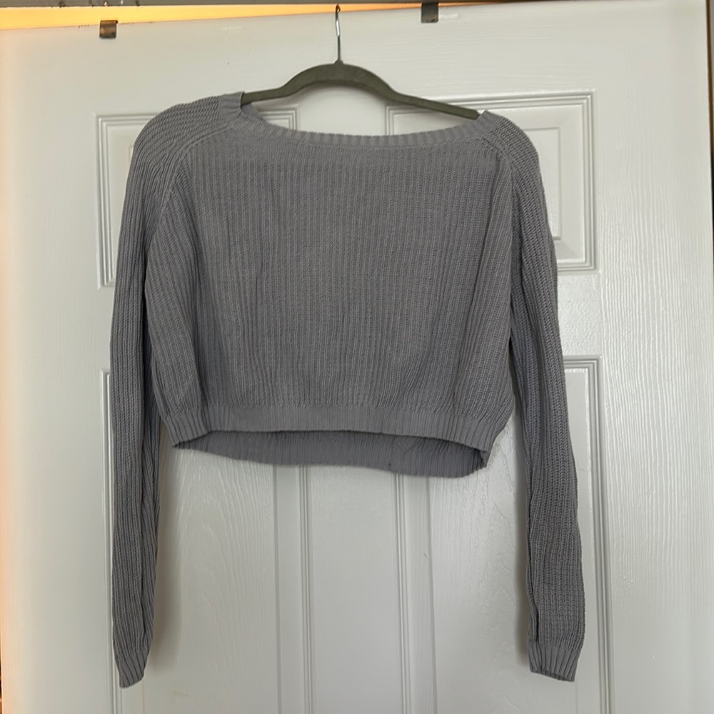 cropped sweater